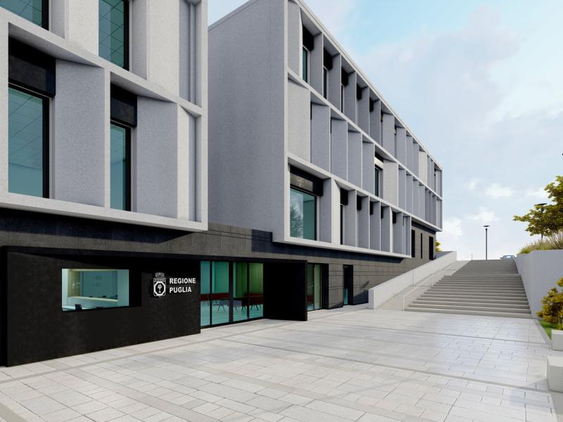 Regione Puglia: Un nuovo edificio per uffici e archivio generale regionale